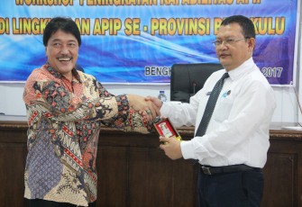 Workshop Peningkaan Kapabilias Aparat Pengewasan Intern Pemerintah (APIP) yang digelar di Kantor Perwakilan BPKP Provinsi Bengkulu, Selasa (8/8).