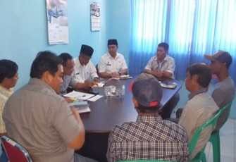 Rapat Mediasi terkait tower milik PT Tower Bersama Group di RT 17 Kelurahan Penurunan