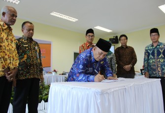 Penandatanganan Berita Acara Rekomendasi hasil dari Rakorda