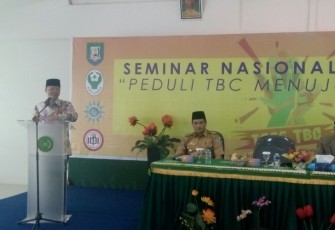 Plt Gubernur Bengkulu Rohidin Mersyah Memberikan Sambutan sekaligus Membuka Seminar Nasional 
