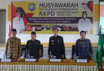 Musrenbang RKPD Kabupaten Kaur Tahun 2019 di Gedung Serba Guna (GSG) Pemda Kaur Kamis (22/03).