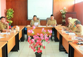 Dinas Perindag Provinsi Bengkulu menggelar Rapat Persiapan Kegiatan Pasar Murah dalam rangka Syafari Ramadhan.