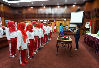 Ketua Umum Pengurus Pusat Yayasan Jantung Indonesia Syahlina Zuhal Melantik Yayasan Jantung Indonesia Cabang Utara Bengkulu 