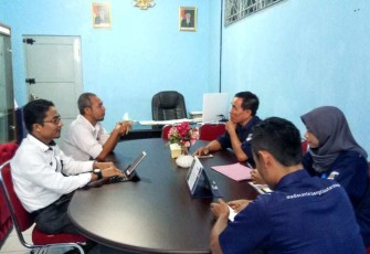 Kominfo Bengkulu Utara Saat Mengunjungi Kominfosan Kota Bengkulu