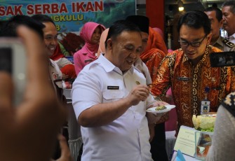 Sekretaris Daerah Provinsi Bengkulu Nopian Andusti membuka secara resmi Lomba Masak Serba Ikan Tingkat Provinsi Bengkulu ke – 11