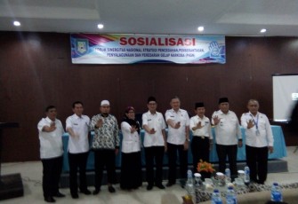 Foto bersama usai acara sosialisasi