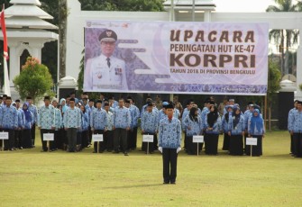 Upacara peringatan HUT Korpri ke 47