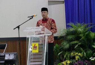 Plt Gubernur Bengkulu membuka Sosialisasi Pengembangan Panas Bumi Wilayah Kerja Panas Bumi Kepahiang.