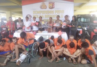 Press Conference Polda Bengkulu