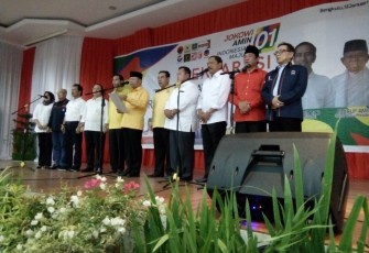 Para Kepala Daerah Deklarasi Pemenangan Jokowi-Ma'ruf Amin