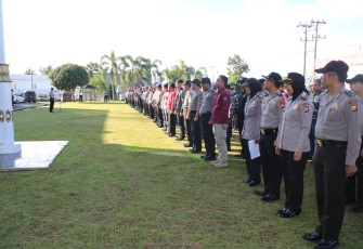 Apel Siaga Polda Bengkulu Amankan Pemilu 2019