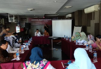 Kegiatan Kebijakan Pengurangan Dampak Buruk Narkoba (PDBN) yang diselenggarakan Kantong Informasi Pemberdayaan Kesehatan Adiksi (KIPAS) di Hotel Splash Jalan Jend Sudirman Nomor 48, Rabu (6/2/2019).