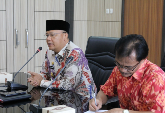 Gubernur Bengkulu Rohidin Mersyah Terima Kunjungan Kerja Dewan Riset Daerah 