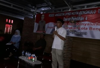 Anggota DPRD Kota Bengkulu Solihin Adnan 