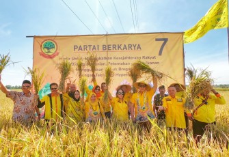 Ketua Umum Partai Berkaya Tommy Soeharto Di Kabupaten Cianjur Jawa Barat
