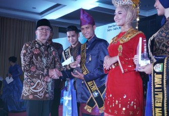 Redho Febrianto dari Kabupaten Bengkulu Tengah menjadi Juara Putra Maritim Bengkulu 2019
