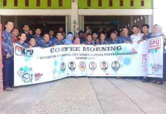 Coffe Morning KPUD Kabupaten Kaur 