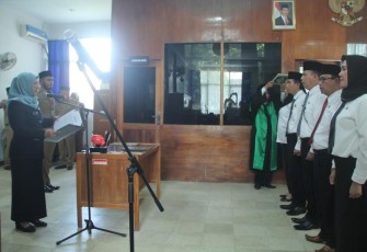 Pelantikan Susulan Pejabat Administrasi Pemprov Bengkulu