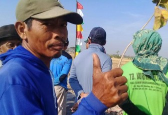 Semangat Satgas TMMD Kodim Demak Luar Biasa