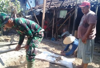 Selalu Ingatkan Faktor Keamanan Saat Bekerja di Lokasi TMMD