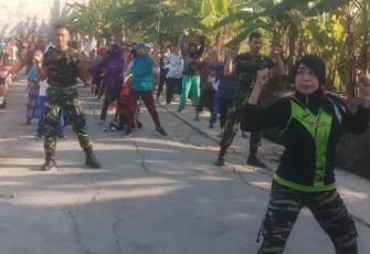 TNI Pelopori Hidup Sehat