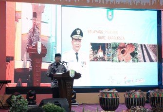 Gubernur Bengkulu Rohidin Mersyah  