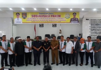 Plt Bupati Asahan Buka Sosialisasi Pakem untuk Kadus se-Kabupaten Asahan