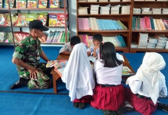 Satgas TMMD Yang Melakukan Banyak Bimbingan di Sekolahan