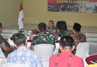 Brigjen TNI Herawan. M.Si sampaikan pesan pesan dalam kunjungan di Kalikondang