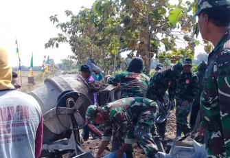 Peltu Satir berharap untuk tambah semangat dalam penyelesaian program TMMD