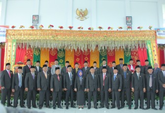 Kadis Kominfotik Hadiri Pelantikan Dewan Kabupaten Mukomuko
