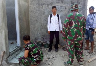 TNI Non Satgas Yang Rajin Sukseskan TMMD Kalikondang