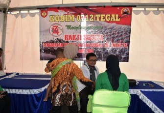 Dokter Putra Daerah Dilibatkan  Pembangunan TMMD Reguler Tegal