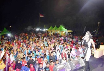 TMMD Jatimulya Tegal Digoyang Artis Bintang Pantura 