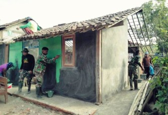 TMMD Reguler Tegal Merubah Tower Air Kembali Berfungsi