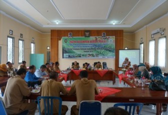 Assisten II Sekretariat Daerah Bengkulu Selatan Novman Ahmad Ali Gelar Pertemuan  di Aula Dinas Pertanian Bengkulu Selatan