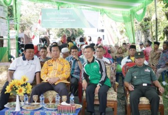 Sekretaris Daerah Bengkulu Selatan Yudhi Satria MM Launching Desa Batu Lambang