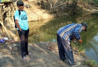 Peserta Lomba Mancing Mania Sudah Menempati Tempat Pemancingan