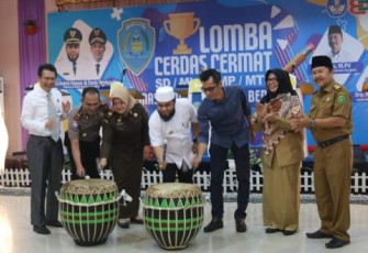 Wali Kota Bengkulu Helmi Hasan Buka LCC Tingkat SD/MI Dan SMP/MTs di Hotel Bougenvile