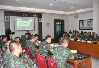 Paparan Kesiapan TMMD Ke-106 Langsung di Terima Danrem 081/DSJ