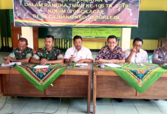Rakor Persiapan Pembukaan TMMD 106 Kodim Cilacap