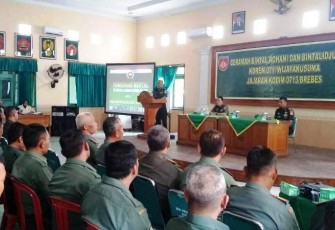 Pembekalan Pembinaan Mental dan Spritual Anggota TNI