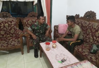 Kapten Inf Agus Wantoro Tinjau Posko Satgas TMMD 