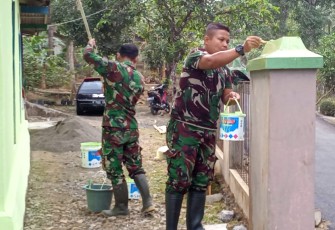 Mushola Al Hikmah Desa Cilibang Mulai Dicat