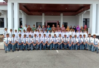 Foto Bersama Paskibraka Kabupaten Bengkulu Selatan 