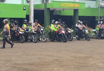 Dandim 0502/JU dan Kapolres Metro Jakarta Utara Pimpin Patroli Skala Besar