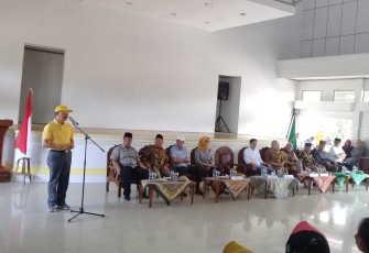 Gubernur Bengkulu Rohidin Mersyah saat memberikan sambutan