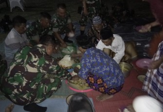 Tumpengan Wujud Syukur TMMD 106 Kodim Cilacap Dibuka