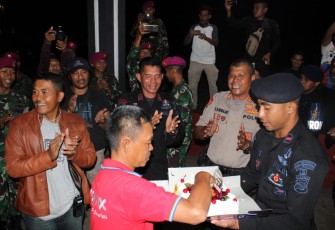 Kejutan Ulang Tahun ke-74 Diberikan Kepada Korps Marinir Merauke