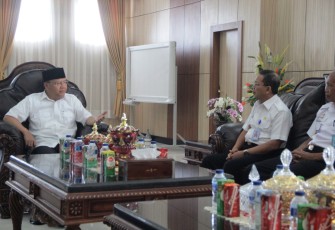 Gubernur Bengkulu Rohidin Mersyah Terima Audiensi Kepala Kanwil KemenkumHAM Provinsi Bengkulu